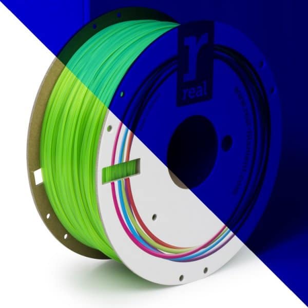 Real PLA filament | Fluorescenčný zelený | 1.75 1kg