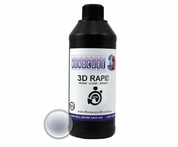 Priehľadný Rapid Resin Živica do DLP 3D tlačiarňe Monocure3D