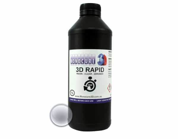 Priehľadný Rapid Resin Živica do DLP 3D tlačiarňe Monocure3D