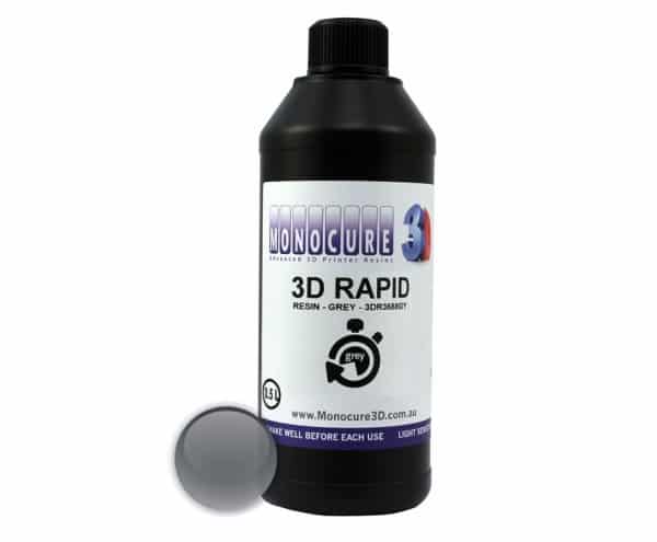 Šedý Rapid Resin Živica do DLP 3D tlačiarňe Monocure3D