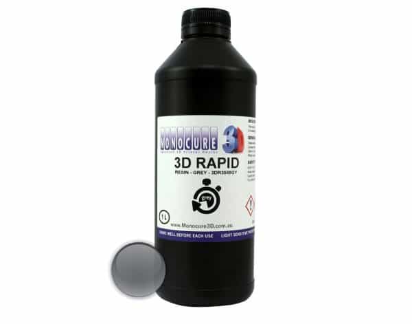 Šedý Rapid Resin Živica do DLP 3D tlačiarňe Monocure3D