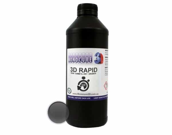 Gunmetal Rapid Resin Živica do DLP 3D tlačiarňe Monocure3D