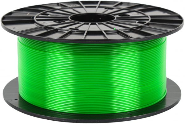 PETG transparentný zelený 3D filament PM - 1kg 1.75