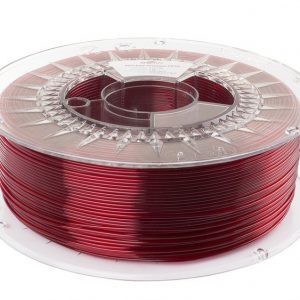 PETG filament | Transparentný červený | Spectrum filaments 1.75 1kg