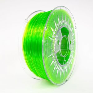 PETG filament | Jasne Zelený Transparentný | Devil Design 1.75 1kg