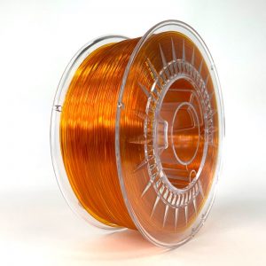 PETG filament | Jasne Oranžový Transparentný | Devil Design 1.75 1kg